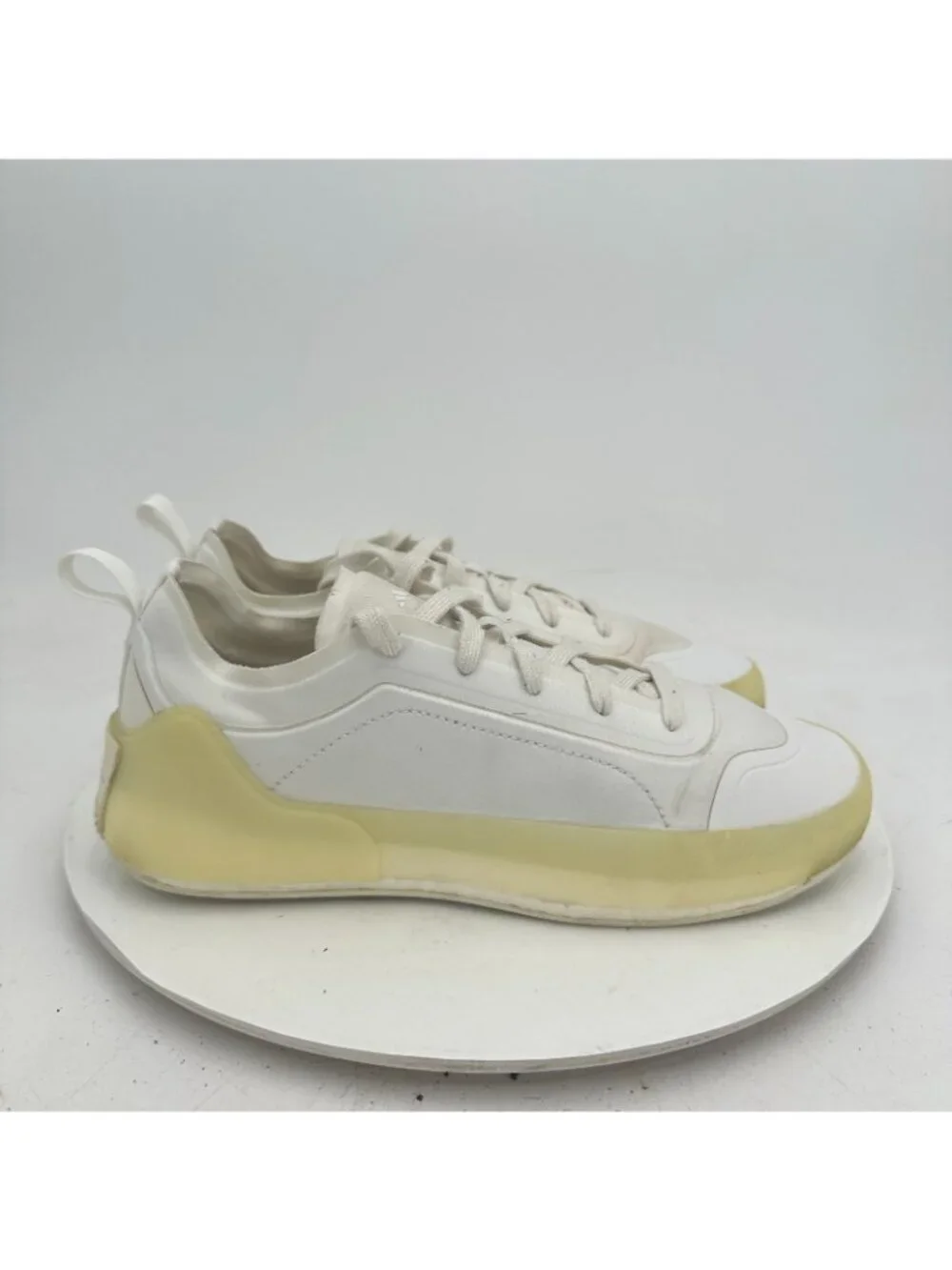 adidas Stella McCartney x Treino Men Size 8.5 FY1548 Triple White Training Shoe